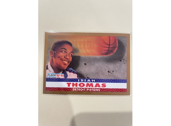1992-93 Fleer Isiah Thomas Card #255
