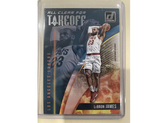 2018-19 Panini Donruss All Clear For Takeoff LeBron James Card #1