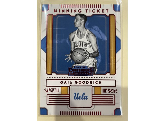 2020 Panini Contenders Winning Ticket Red Parallel Gail Goodrich Card #30