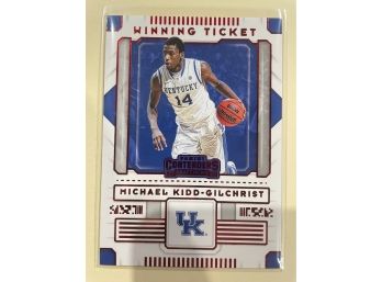 2020 Panini Contenders Winning Ticket Red Parallel Michael Kidd-gilchrist Card #12