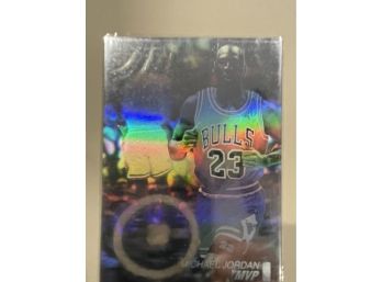 1991-92 Upper Deck MVP Hologram Michael Jordan Card #AW4