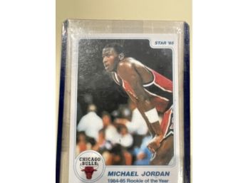 1984-85 Star Rookie Of The Year Michael Jordan Rookie Card #1 Of 11