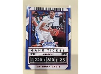 2020 Panini Contenders Game Ticket Red Parallel Anthony Davis Card #7