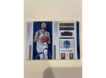 2017-18 Panini Contenders Stephen Curry Hall Of Fame Gold Card #7