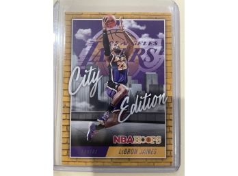 2020-21 Panini NBA Hoops City Edition LeBron James Card #14