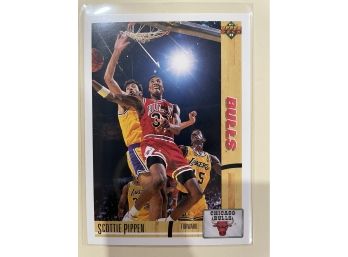 1991 Upper Deck Scottie Pippen Card #125