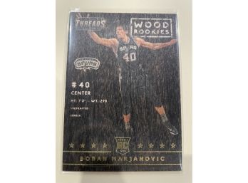 2015-16 Panini Threads Wood Rookies Boban Marjanovic Rookie Card #246