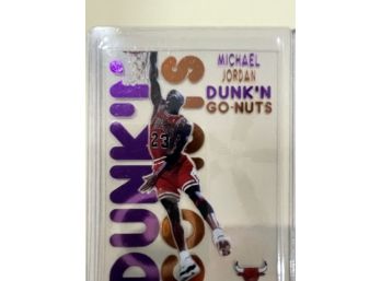 Michael Jordan Dunk'n Go-nuts Clear Card