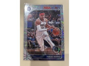 2019-20 Panini NBA Hoops Premium Stock Tobias Harris Prizm Card #147