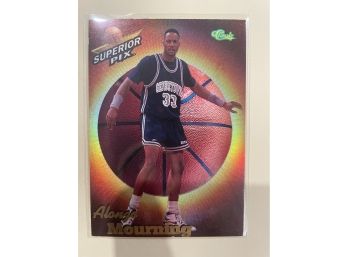 1995 Classic Superior Pix Alonzo Mourning Card #28 Of 30