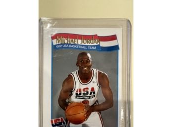 1991 NBA Hoops 1992 USA Team Michael Jordan Card #579