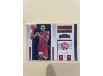 2017-18 Panini Contenders Hall Of Fame Grant Hill Card #19