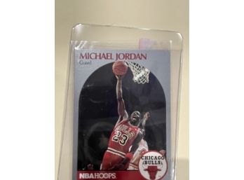 1990 NBA Hoops Guard Michael Jordan Card #65