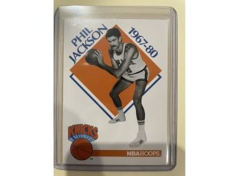 1990 NBA Hoops Phil Jackson 1967-1980 Career Card #348