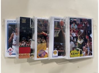 5 - Mystery Basketball Card Packs   Put Together In The Late 90'S   Unopened Ever Since   Lot Is For 5 Packs
