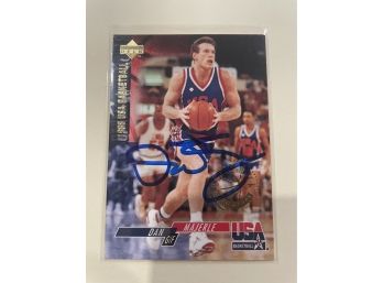 1994 Upper Deck 1988 USA Basketball Dan Majerle Signed Card #32