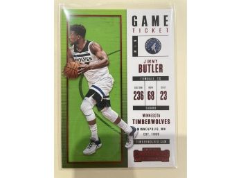 2017-18 Panini Contenders Game Ticket Red Parallel Jimmy Butler Card #26