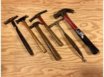 Lot Of 6 Unique Vintage Hammers