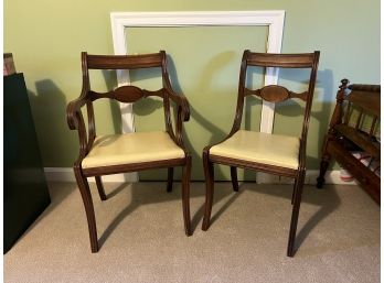 Pair If R.H. Macy & Co. Antique Chairs (Macys)