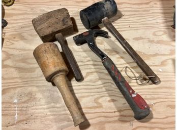Group Of 4 Pounding Tools