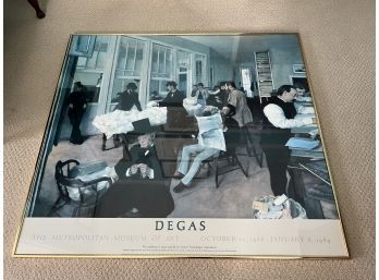 1988 Degas Museum Of Art Exhibition Poster