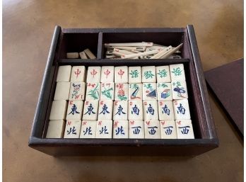 Vintage A.L. Reed Co. Chinese Mahjong Set
