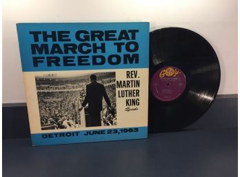 Rev. Martin Luther King. The Great March To Freedom On 1963 Gordy Records Mono.