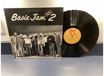 Count Basie. Basie Jam #2 On Pablo Records 2310-786 Mono. Vinyl Is Very Good. Gatefold Jacket Is Very Good.