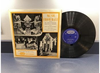 Music From Bali. The Gamelan Orchestra On1952 England Import Argo Records RG 2 Mono.