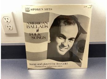 Jim Gold. American Ballads And Folk Songs On Spoken Arts Records SA 1126. Sealed.