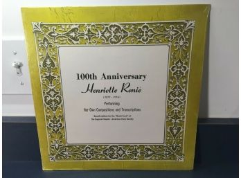 Henriette Renie. (1875 - 1956). 100th Anniversary. Private Pressing  American Harp Society. Sealed.
