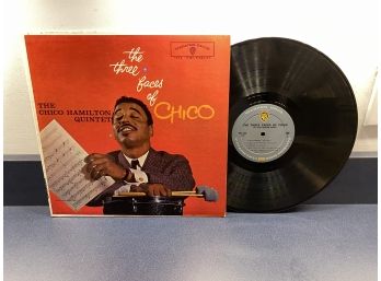 The Chico Hamilton Quintet. The Three Faces Of Chico On 1959 Warner Bros. Records 1344 Mono.