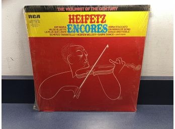 Heifetz Encores On 1971 RCA Read Seal Records. The Violinist Of The Century. Sealed And Mint.