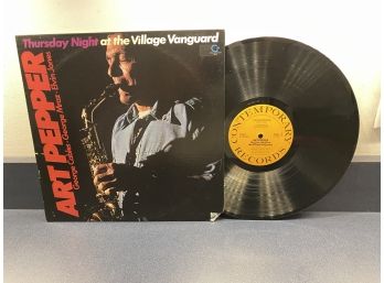 Art Pepper. Thursday Night At The Village Vanguard On Contemporary Records 7642 Stereo.