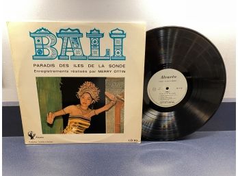 BALI. Paradise Of The Sunda Islands On First Pressing French Import Alvares Records LD 113.