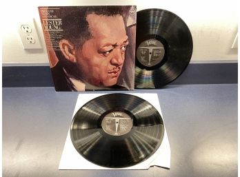 Lester Young. Pres And Teddy And Oscar On Verve Records. Double Record Set.