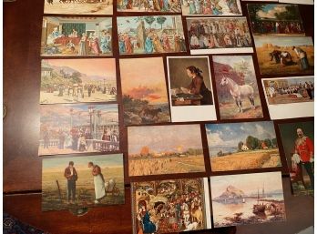Vintage European Art Related Postcards