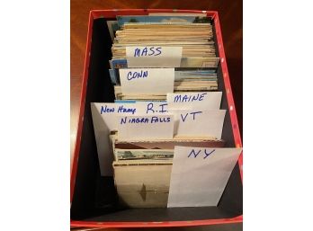 Large Lot Of NY And New England Vintage Postcards (Over 100)