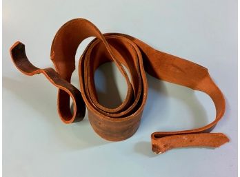 Vintage Leather Strap For Rifle Or Sword
