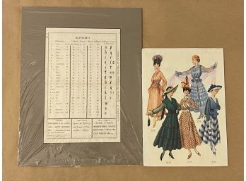 Plate 9 Alphabet Engraving By Bernard And Delineator Fashion Print