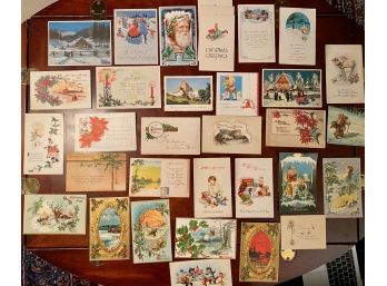 Vintage Christmas Postcards & Greetings