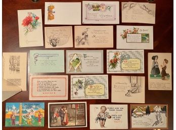 Vintage Friendship, Inspirational, And Happy Postcards (20)