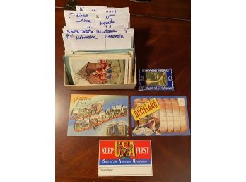Large Lot Of US Vintage Postcards (over 100 Cards)
