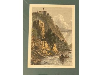 Harry Fenn, Hand Colored Engraving - The Hudson At 'Cozzens's'
