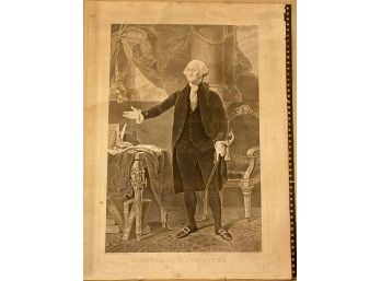 James Heath Engraving Of George Washington