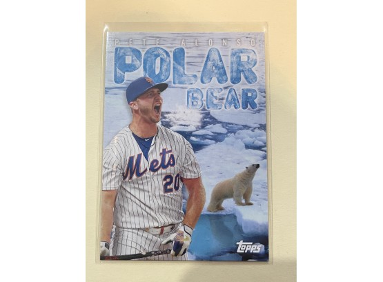 2020 Topps Pete Alonso Polar Bear Card #301