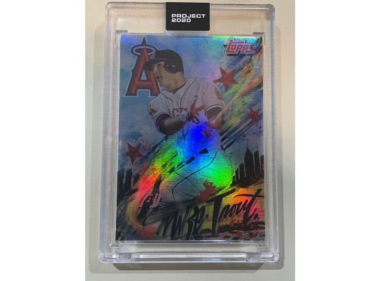 Topps Project 2020 Mike Trout Rainbow Foil Refractor Card #399