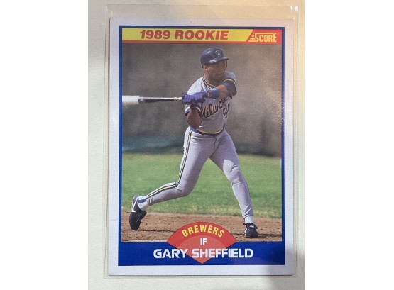 1989 Score Gary Sheffield Rookie Card #625