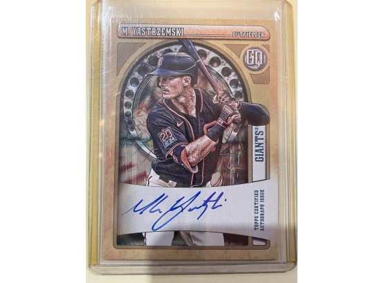 2021 Topps Gypsy Queen Certified Autograph Mike Yastrzemski Signed Card #GQA-MY