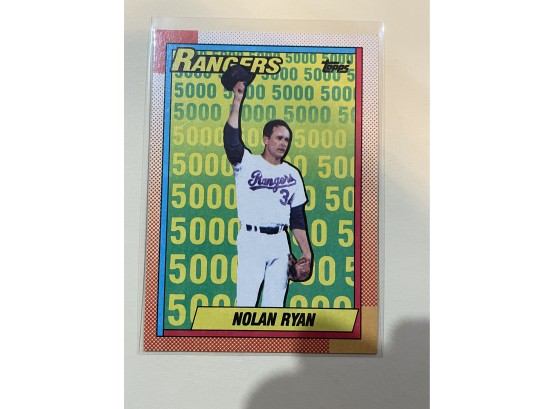 1990 Topps 5000 Nolan Ryan Rangers Card #5